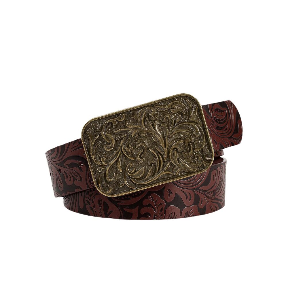 3147 Renaissance Accessoriess Women Two-Buckles Leather Belts Vintage Western